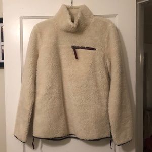 LL Bean fuzzy cowl neck sweatshirt